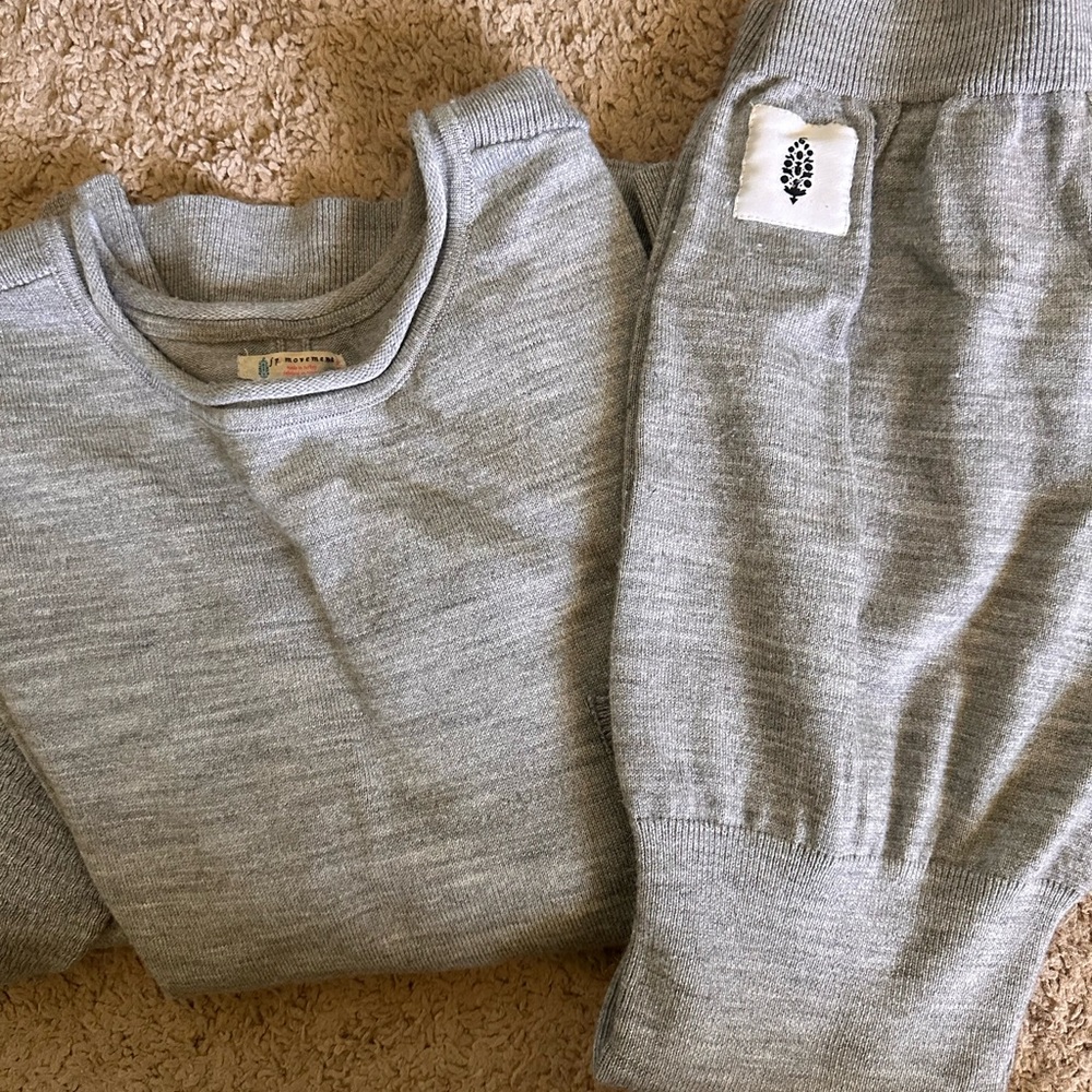Free people lounge sweater set